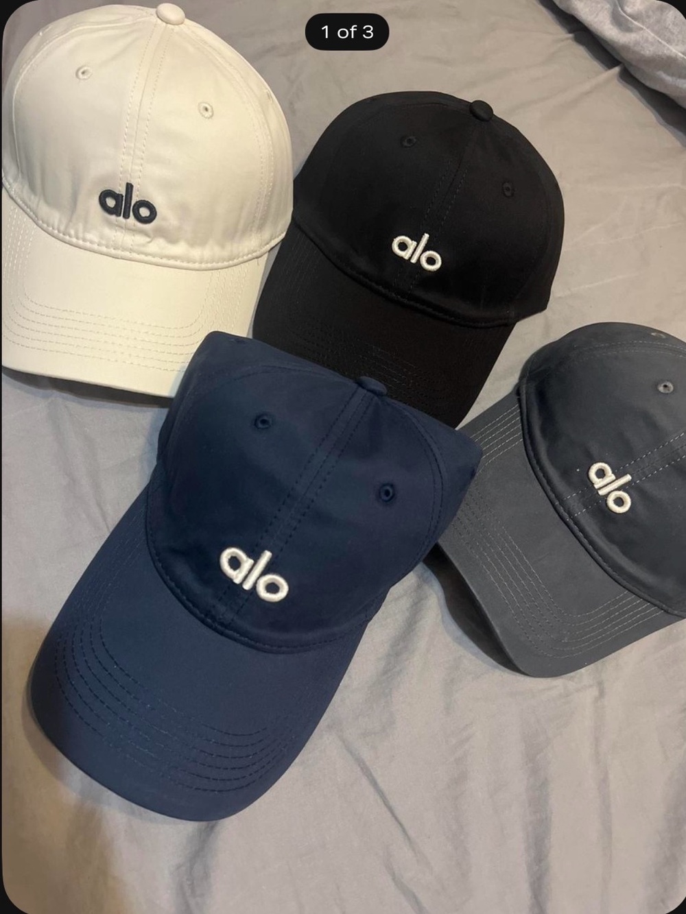 ALO Yoga Women's Classic Logo Baseball Cap - White, Black, Navy, Gray